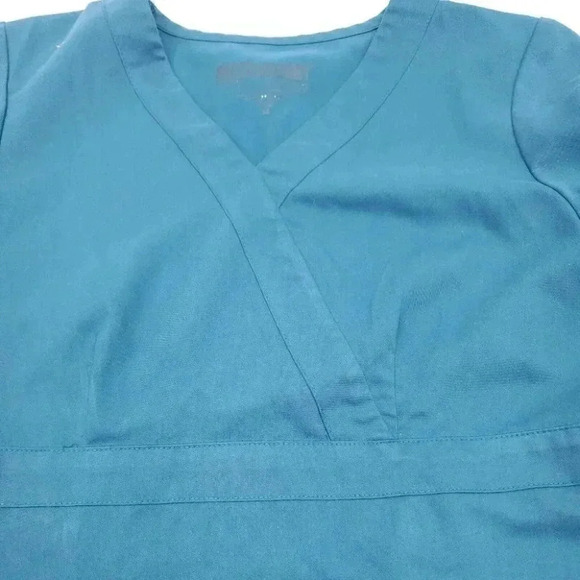 Grey's Anatomy Teal Scrub Top Women's Size Medium Style #4153 - Picture 5 of 6